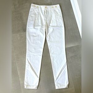 Elegant White Women's Trousers